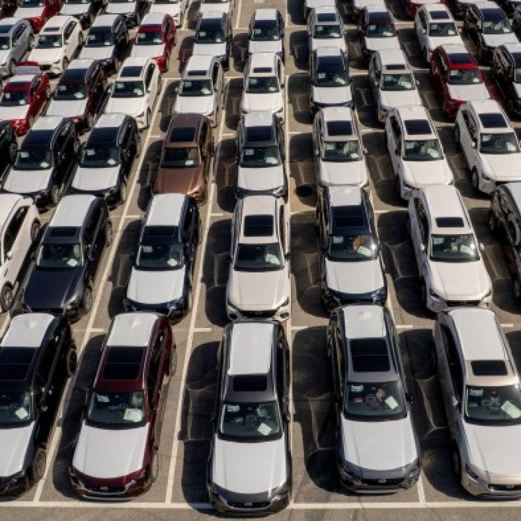 US tariffs cause car import pile-up at American ports US tariffs cause car import pile-up at American ports
