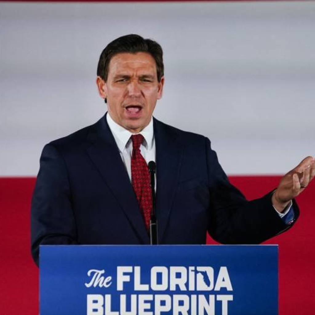 Ron DeSantis falls in line with Republicans in closing ranks behind Donald Trump Ron DeSantis falls in line with Republicans in closing ranks behind Donald Trump