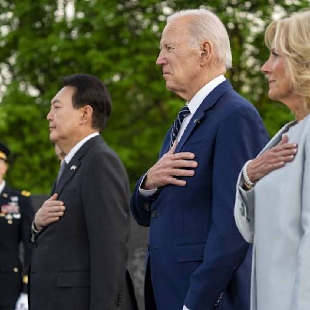 Joe Biden steps up commitment to South Korean nuclear defence Joe Biden steps up commitment to South Korean nuclear defence