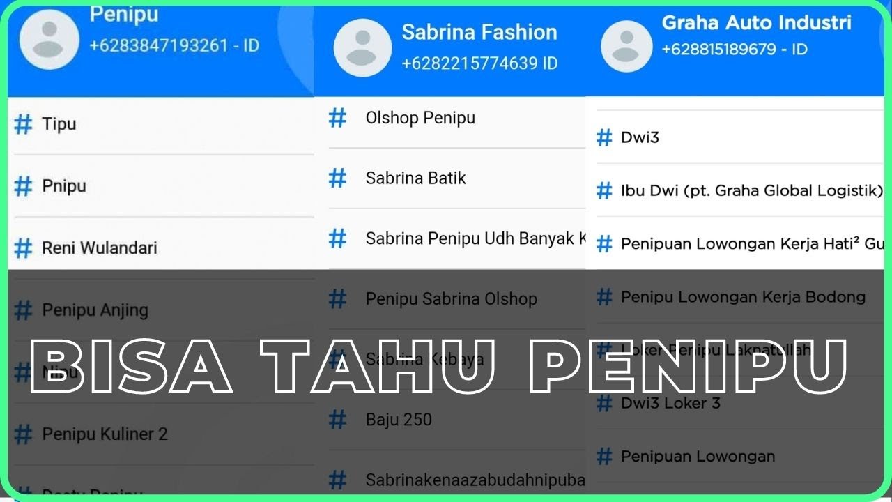 Cara Mudah Mengetahui Nama Kontak Kita di HP Orang Lain Cara Mudah Mengetahui Nama Kontak Kita di HP Orang Lain