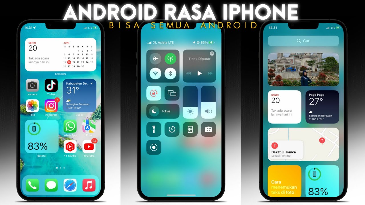 Cara Ubah Tampilan Android Jadi iPhone Tanpa Aplikasi Cara Ubah Tampilan Android Jadi iPhone Tanpa Aplikasi
