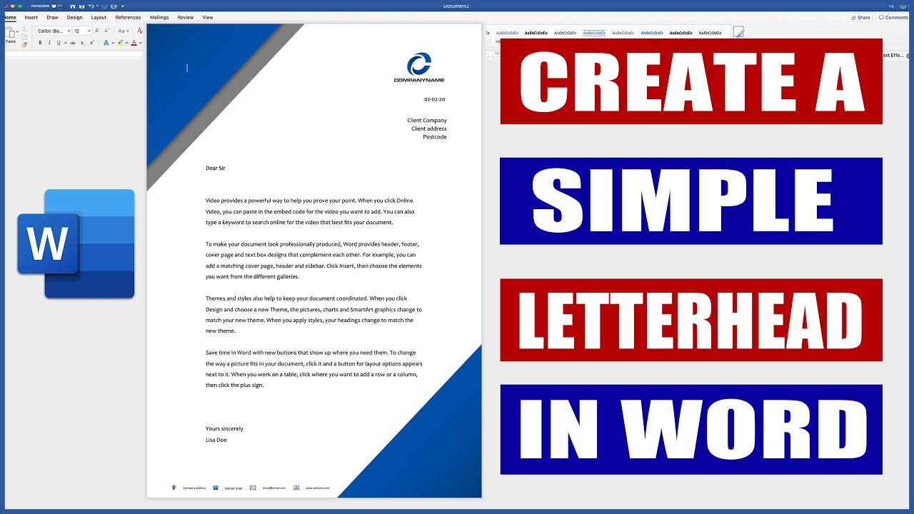 Buat Kop Surat Profesional di Microsoft Word: Panduan Langkah demi Langkah Buat Kop Surat Profesional di Microsoft Word: Panduan Langkah demi Langkah