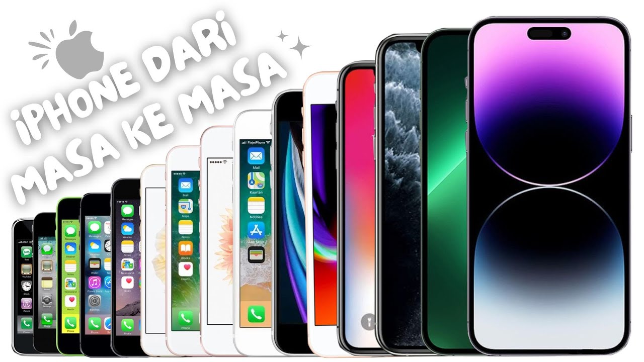 Dari Ponsel Revolusioner Hingga Ikon Teknologi: Perjalanan IPhone Sepanjang Masa Dari Ponsel Revolusioner Hingga Ikon Teknologi: Perjalanan IPhone Sepanjang Masa