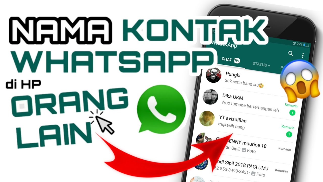 Cara Mudah Melihat Nama Kontak WA Kita di Ponsel Orang Lain Cara Mudah Melihat Nama Kontak WA Kita di Ponsel Orang Lain