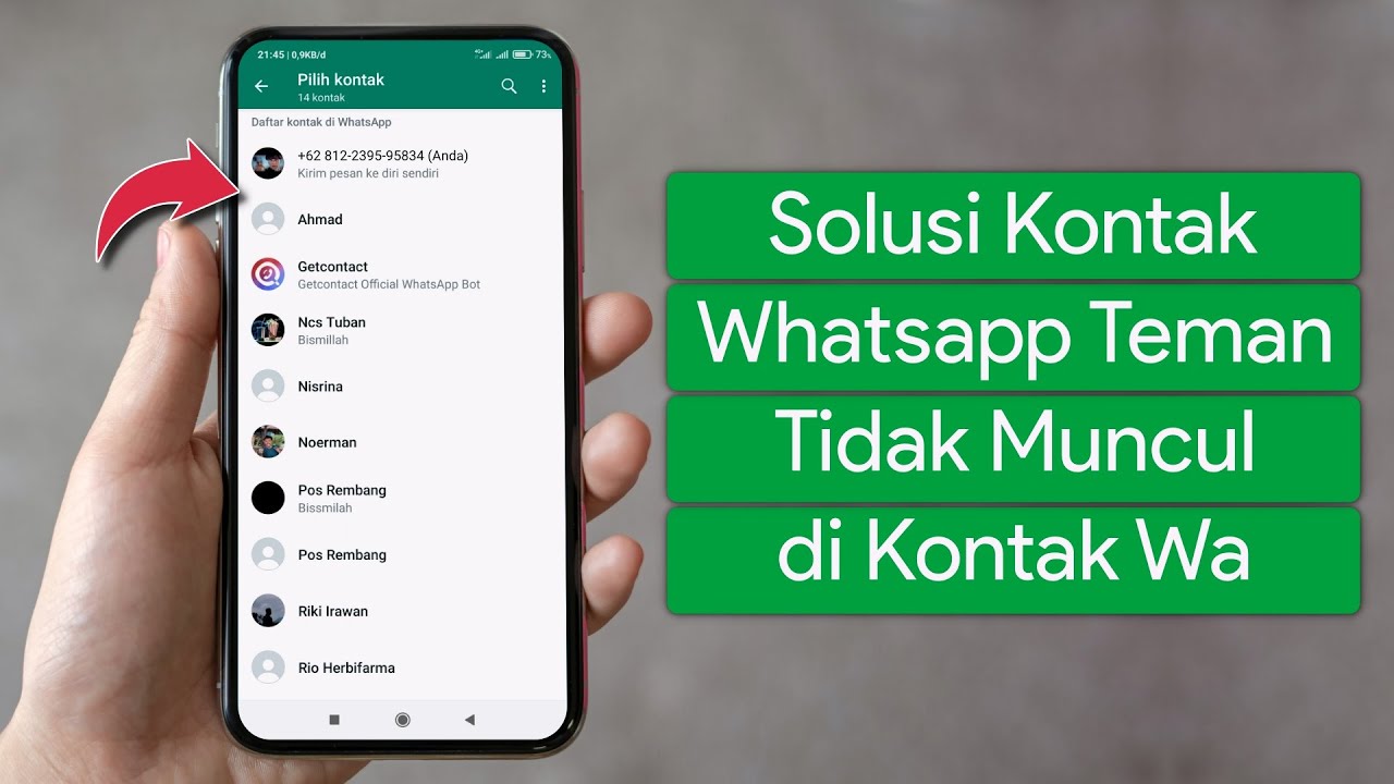 No Kontak di WhatsApp: Saat Si Dia Tak Lagi Muncul No Kontak di WhatsApp: Saat Si Dia Tak Lagi Muncul