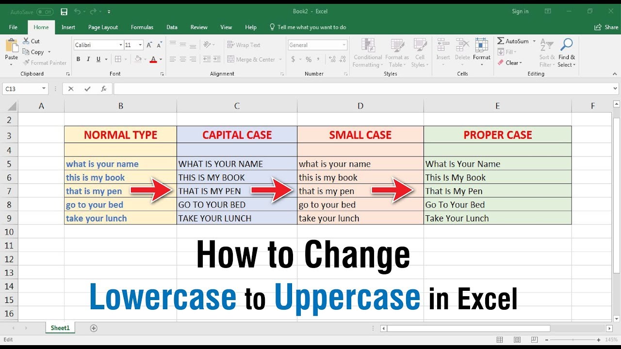 Mengatur Huruf Kapital di Excel: Panduan Praktis Mengatur Huruf Kapital di Excel: Panduan Praktis