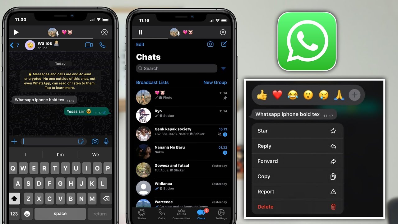 Font WhatsApp iPhone: Ubah Tampilan Pesan Anda Font WhatsApp iPhone: Ubah Tampilan Pesan Anda