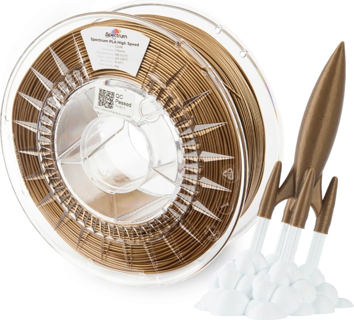 Spectrum – Premium PLA High Speed Gold – 1,75 mm – 1,0 kg