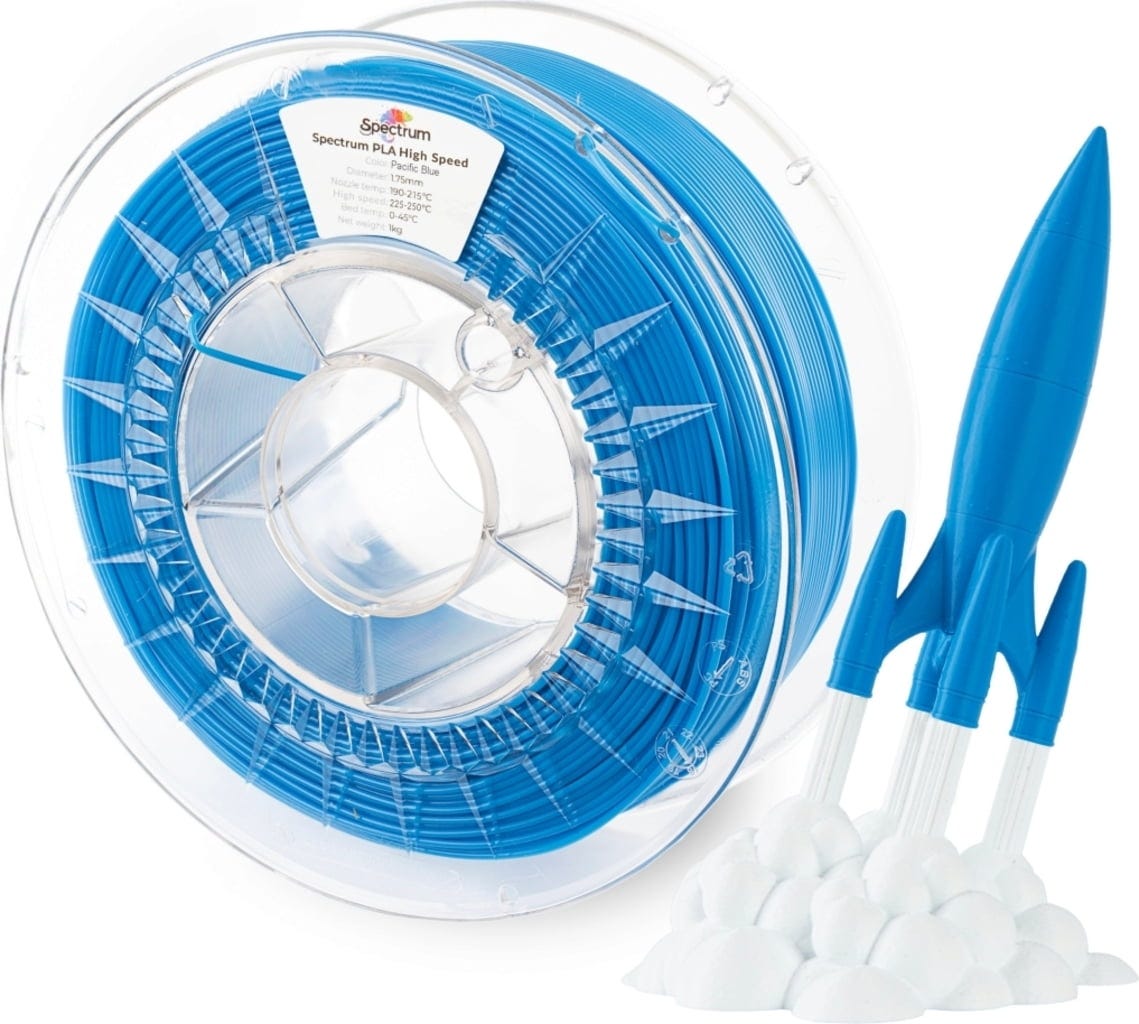 Spectrum – Premium PLA High Speed Pacific Blue – 1,75 mm – 1,0 kg