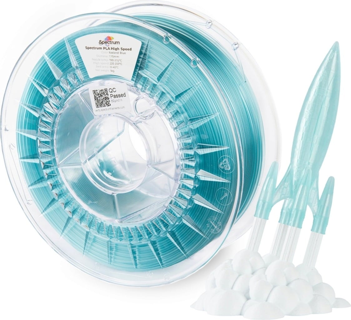 Spectrum – PLA High Speed Iceland Blue – 1,75 mm – 1 kg