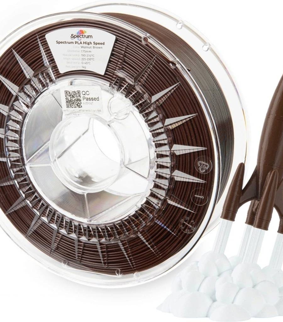 Spectrum – Premium High Speed PLA Walnut Brown – 1.75 mm – 1 kg