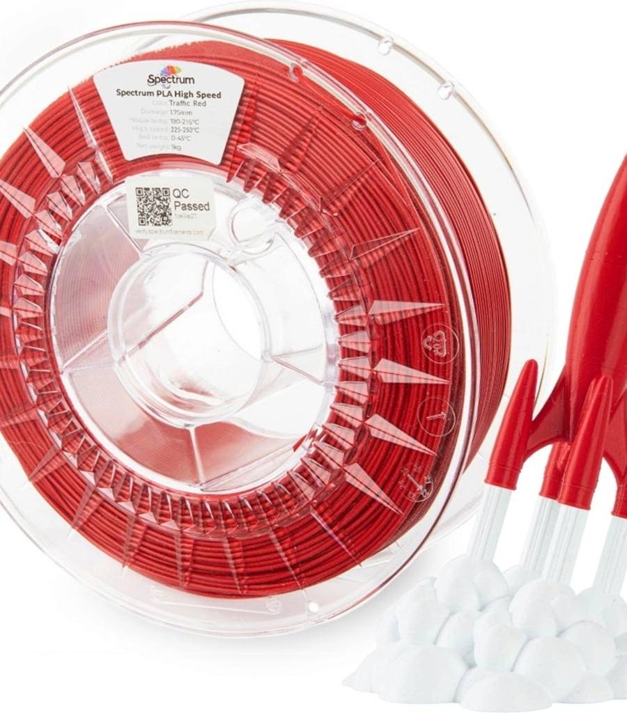 Spectrum – Premium PLA High Speed Traffic Red – 1,75 mm – 1 kg