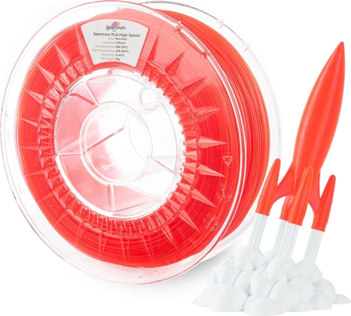Spectrum – Premium PLA High Speed Rot – 1,75 mm – 1 kg