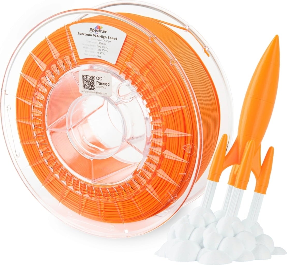 Spectrum – Premium PLA High Speed Lion Orange – 1,75 mm – 1 kg
