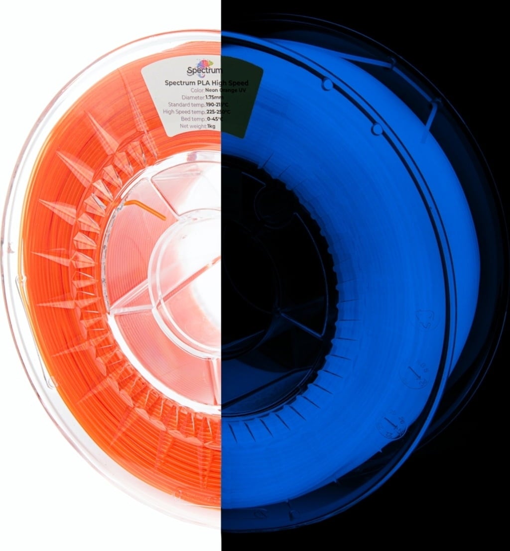 Spectrum – High Speed PLA Neon Orange UV – 1,75 mm – 1 kg