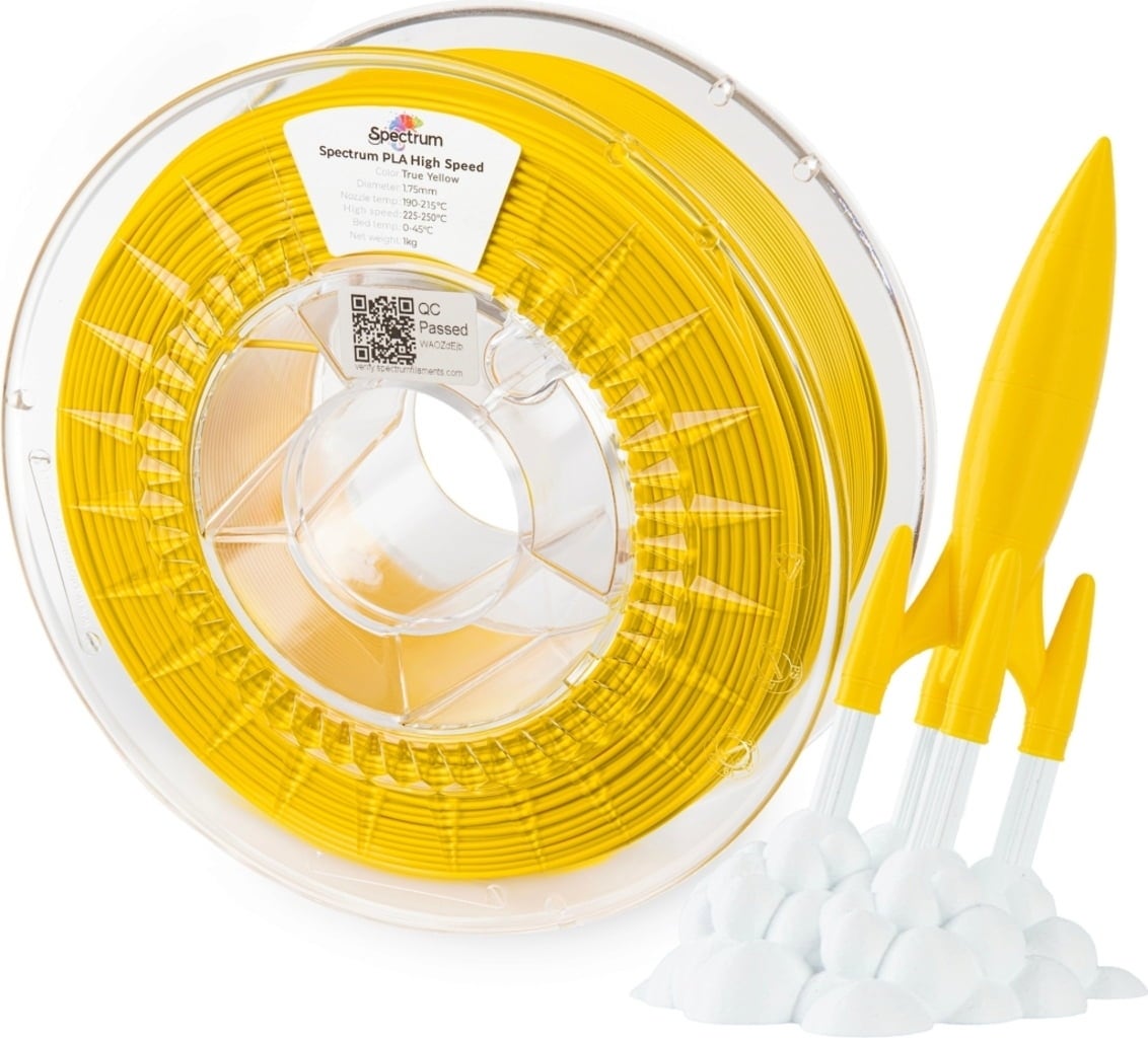 Spectrum – PLA High Speed Gelb – 1,75 mm – 1,0 kg