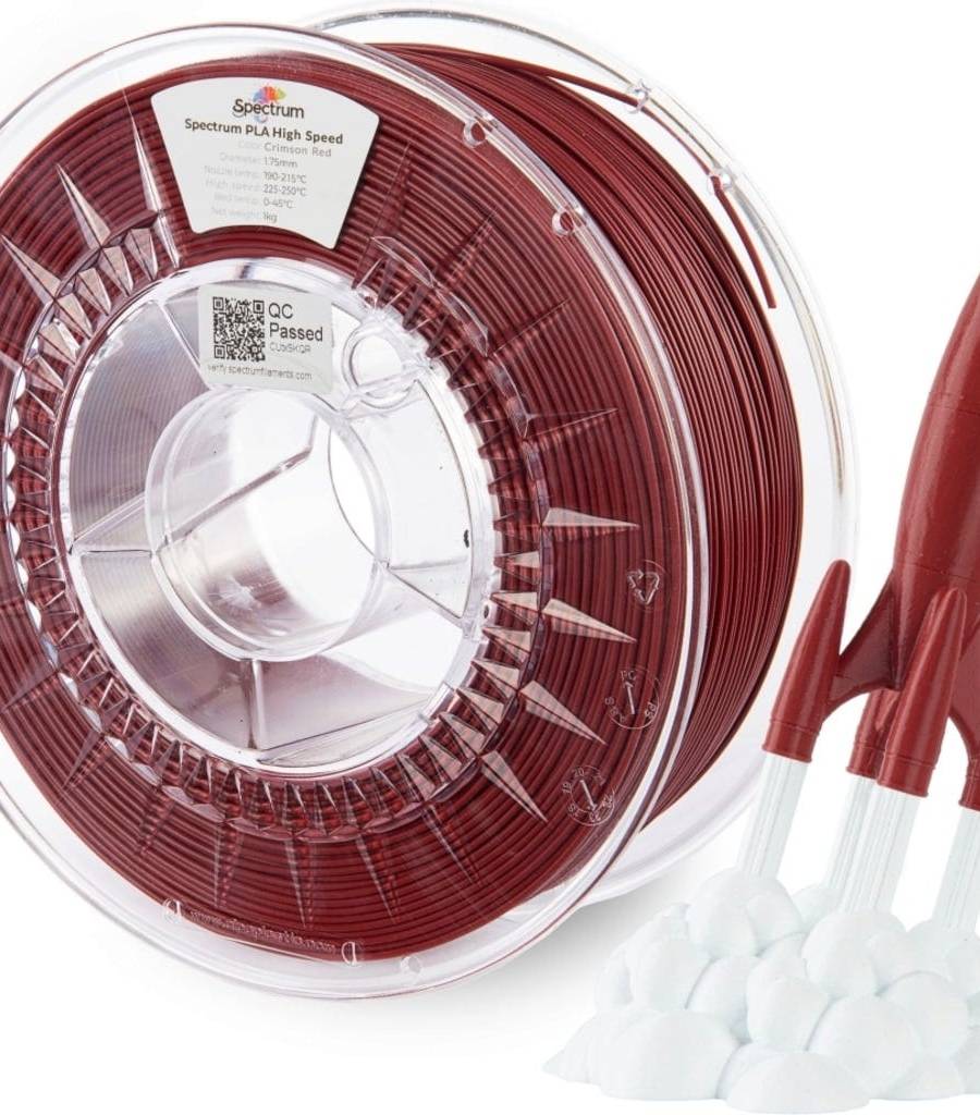 Spectrum – Premium PLA High Speed Karmesinrot – 1,75 mm – 1 kg
