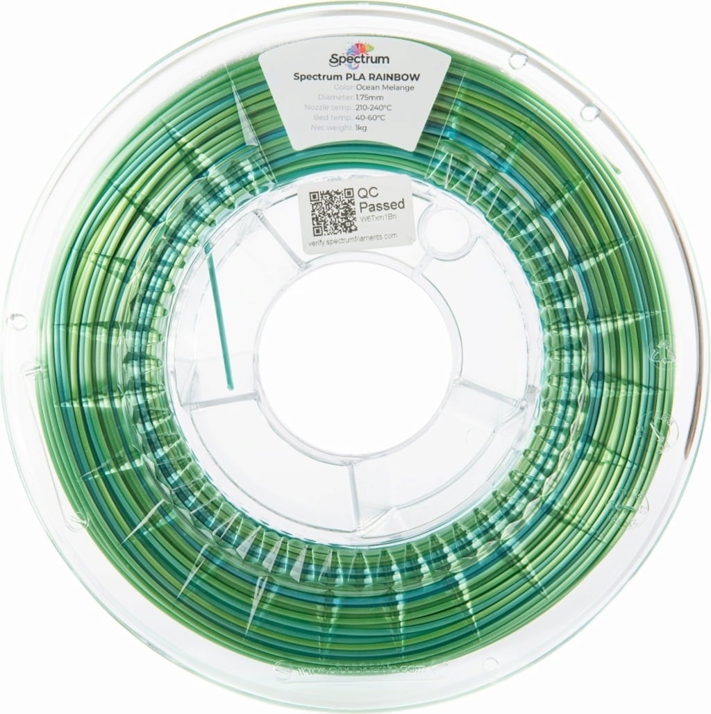 Spectrum – PLA Silk Rainbow Ocean Melange – 1,75 mm – 1 kg