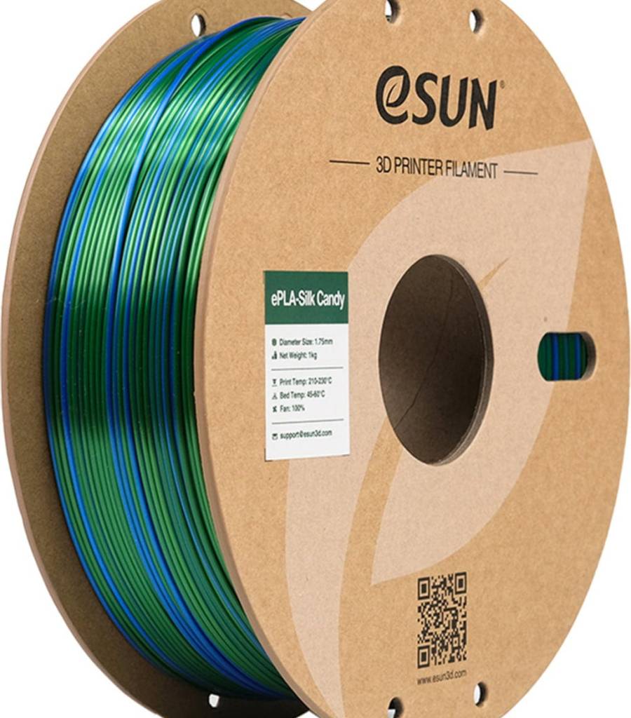eSUN – ePLA-Silk Candy Blue Green – 1,75 mm – 1 kg