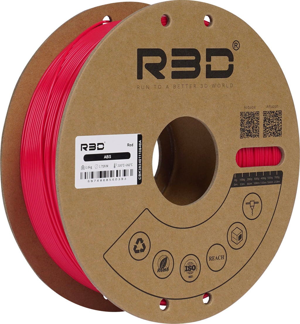 R3D – ABS Rot – 1,75 mm – 0.8 kg