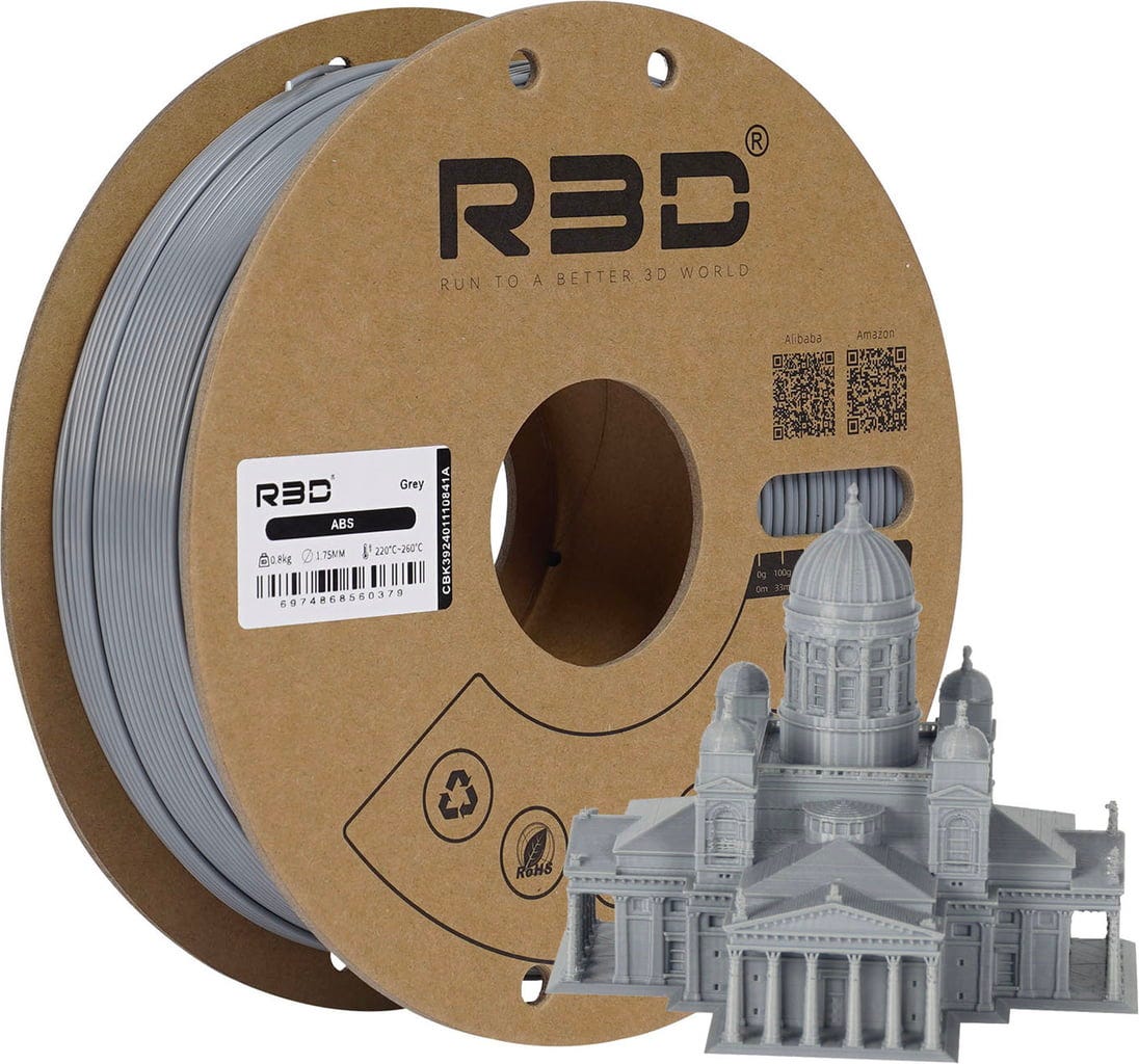 R3D – ABS Grau – 1,75 mm – 0,8 kg