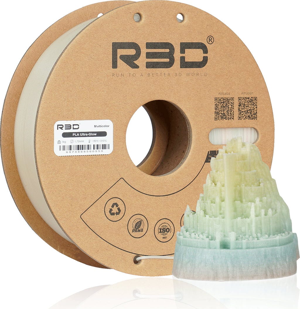 R3D – PLA Ultra-Glow Multicolor – 1,75 mm – 1 kg