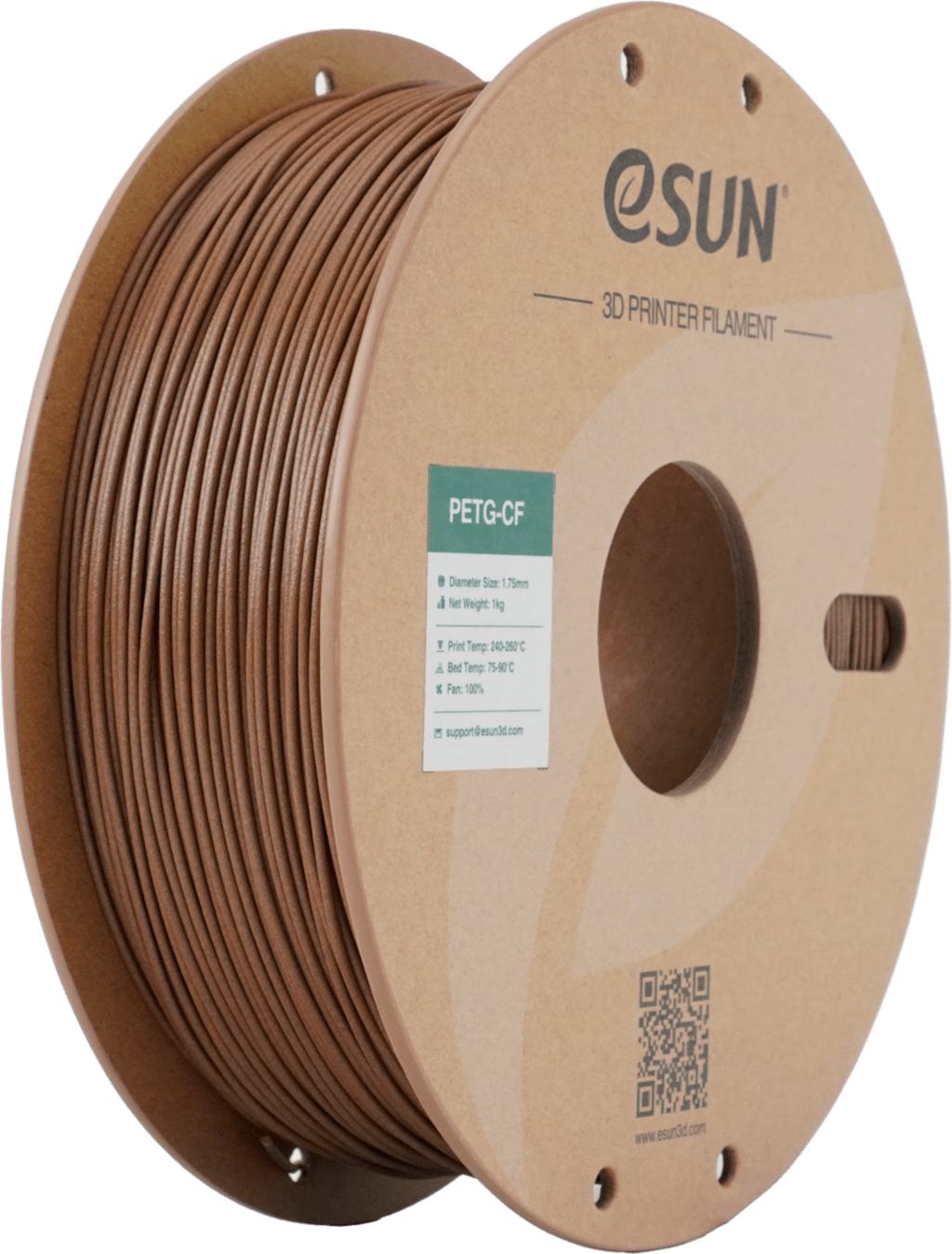 eSUN – Kohlefaser PETG Antik Messing – 1,75 mm – 1 kg