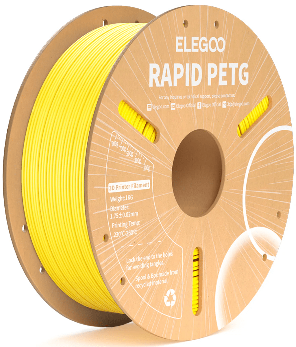 Elegoo – Rapid PETG Gelb – 1,75 mm – 1 kg