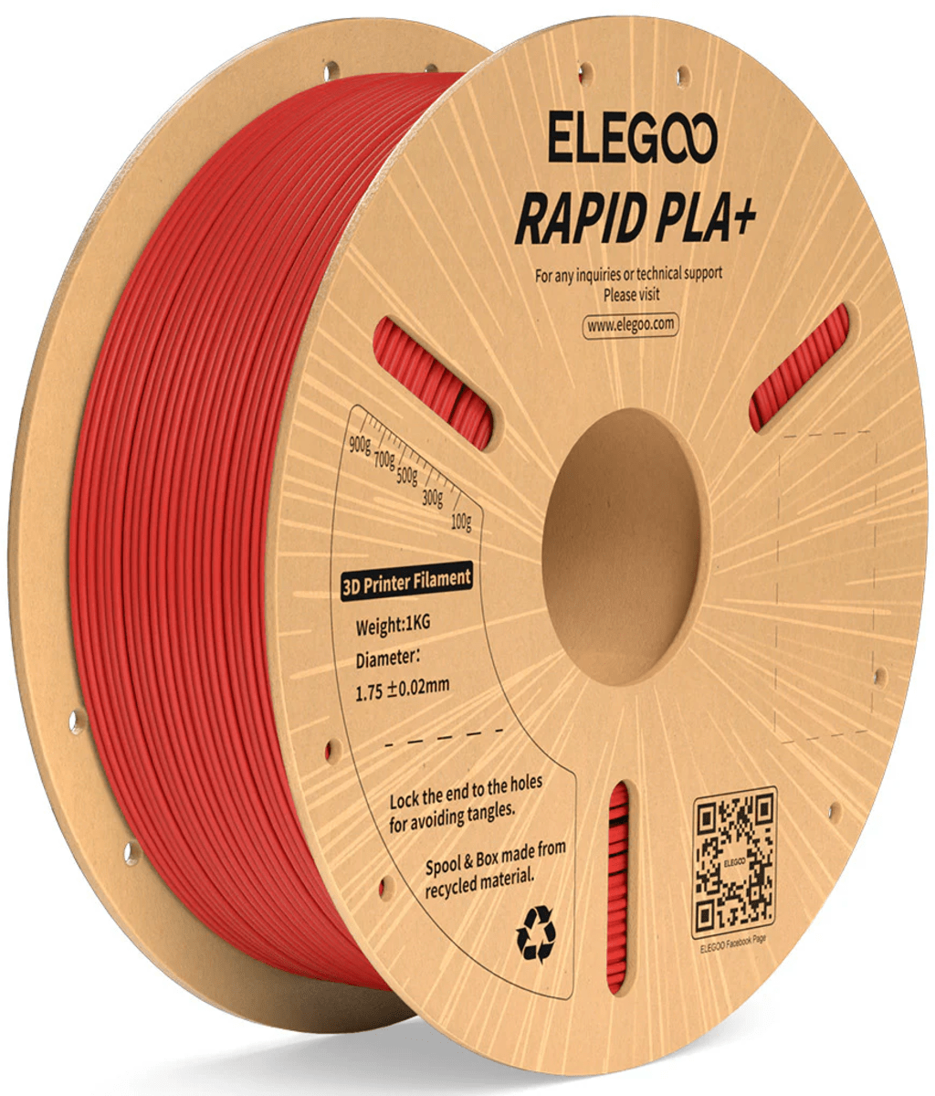 Elegoo – Rapid PLA+ Rot – 1,75 mm – 1 kg