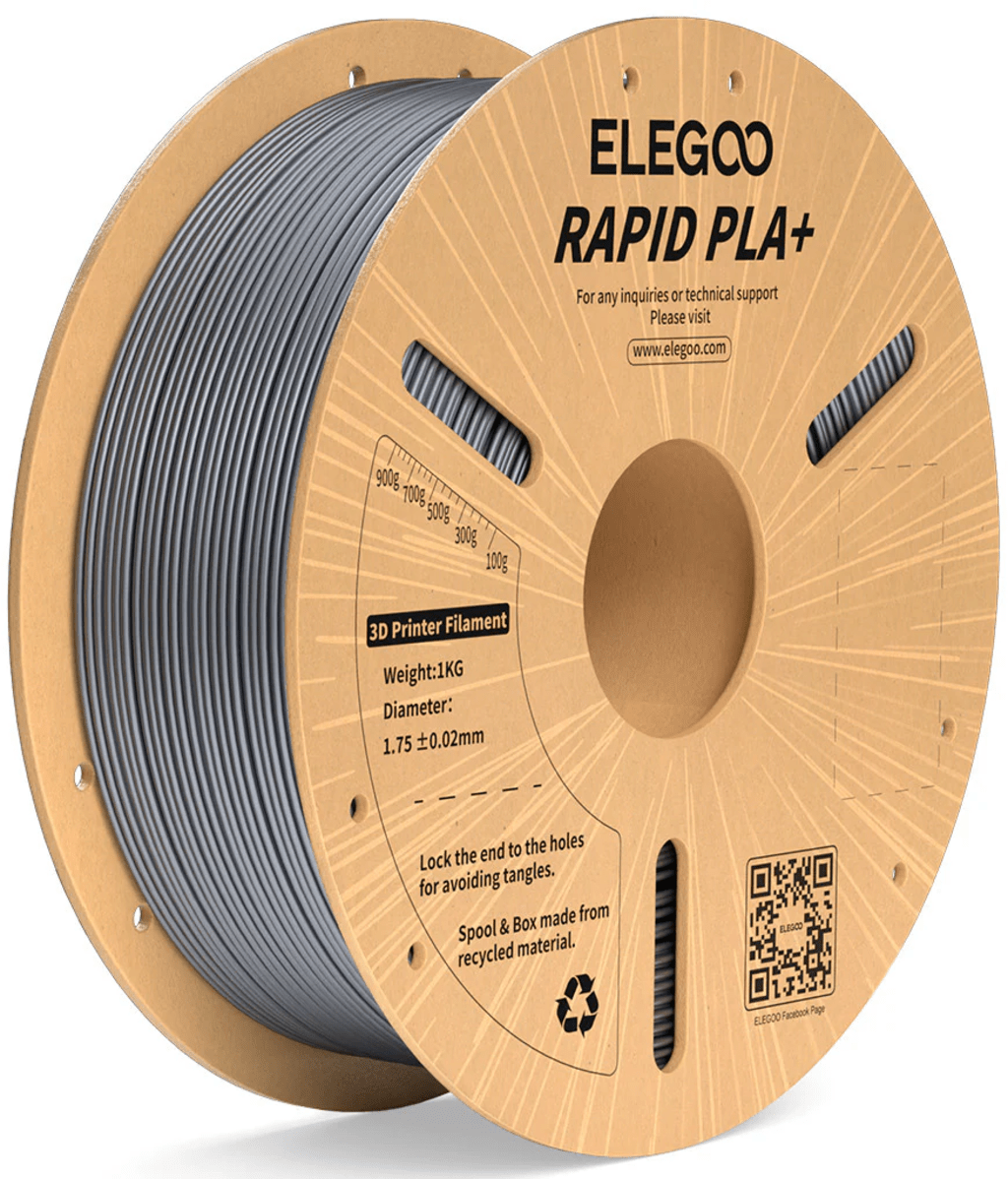 Elegoo – Rapid PLA+ Silber – 1,75 mm – 1 kg