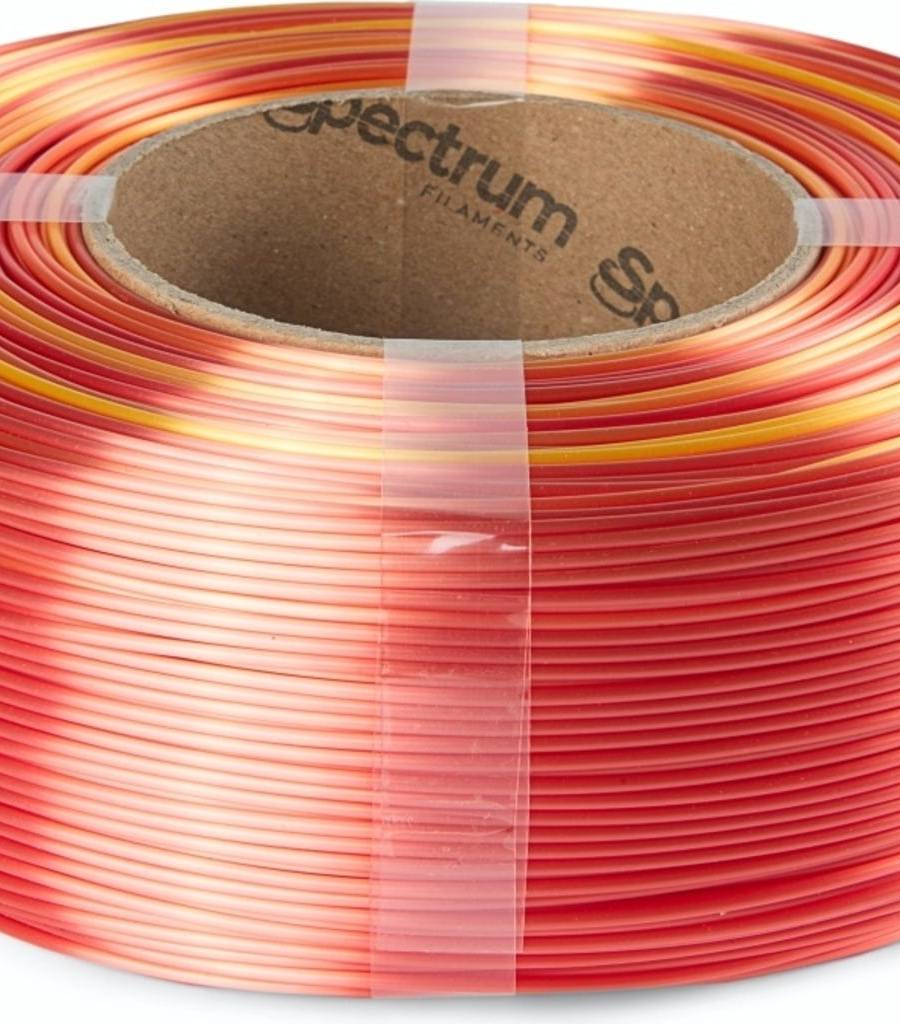 Spectrum – PLA Seidenglanz Rainbow Feuerrot – 1,75 mm – 1 kg