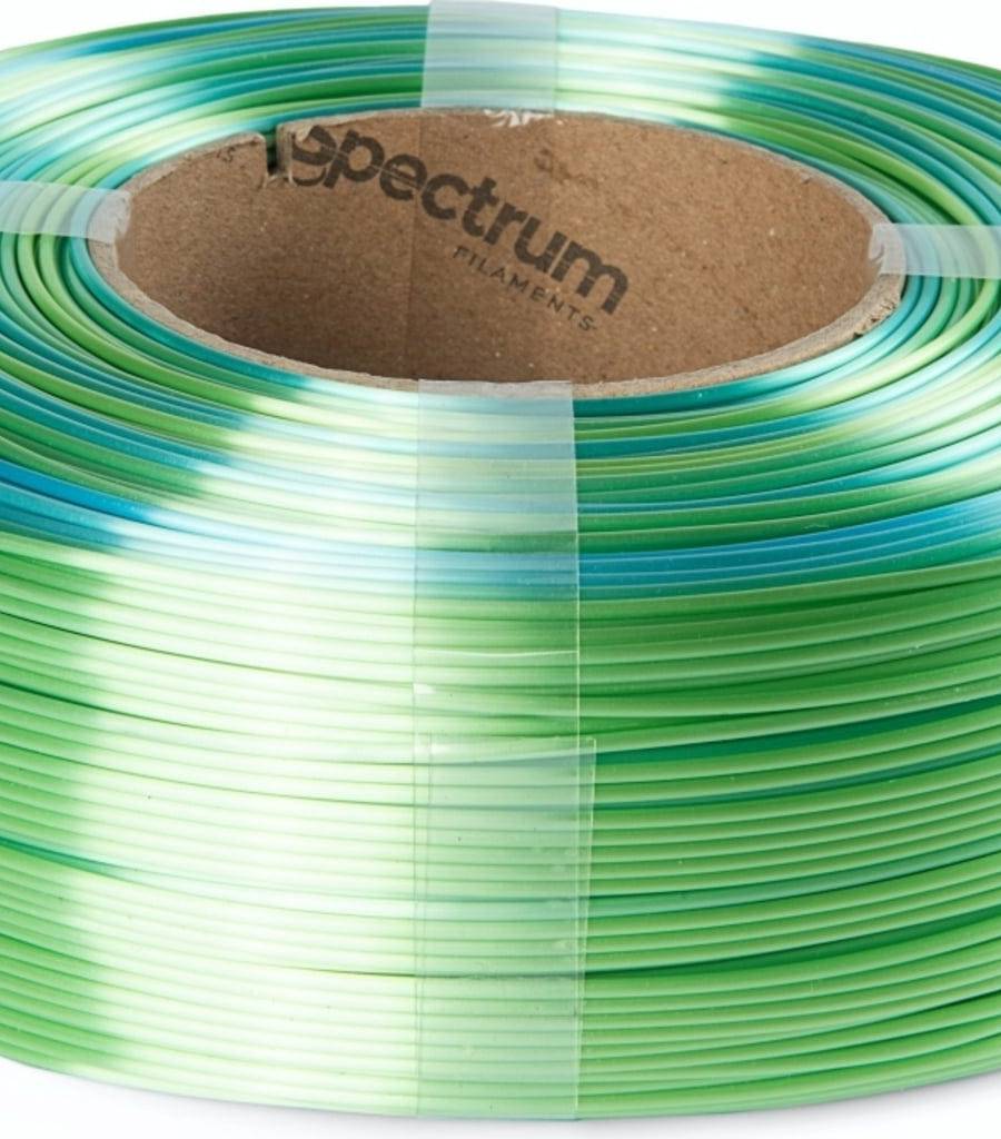 Spectrum – PLA Seidenglanz Regenbogen Ozean Melange Refill – 1,75 mm – 1,0 kg