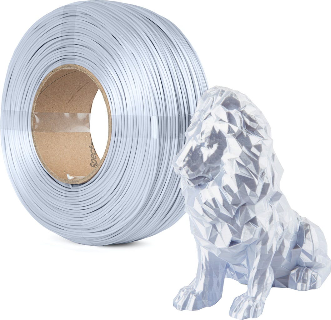 Spectrum – PLA Silk Silber Nachfüllung – 1,75 mm – 1,0 kg
