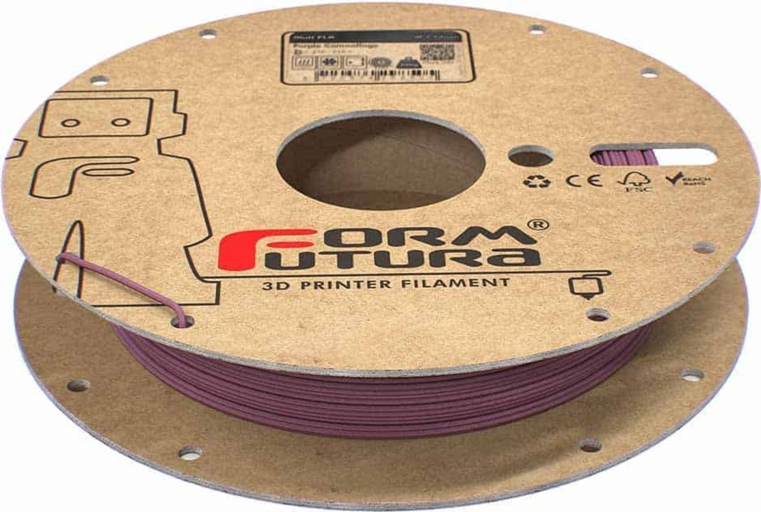 FormFutura – Matt PLA Purple Camouflage – 1,75 mm – 0,75 kg