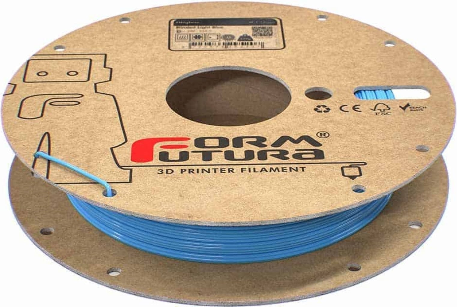 FormFutura – HDglass Blinded Light Blue – 1,75 mm – 0,75 kg