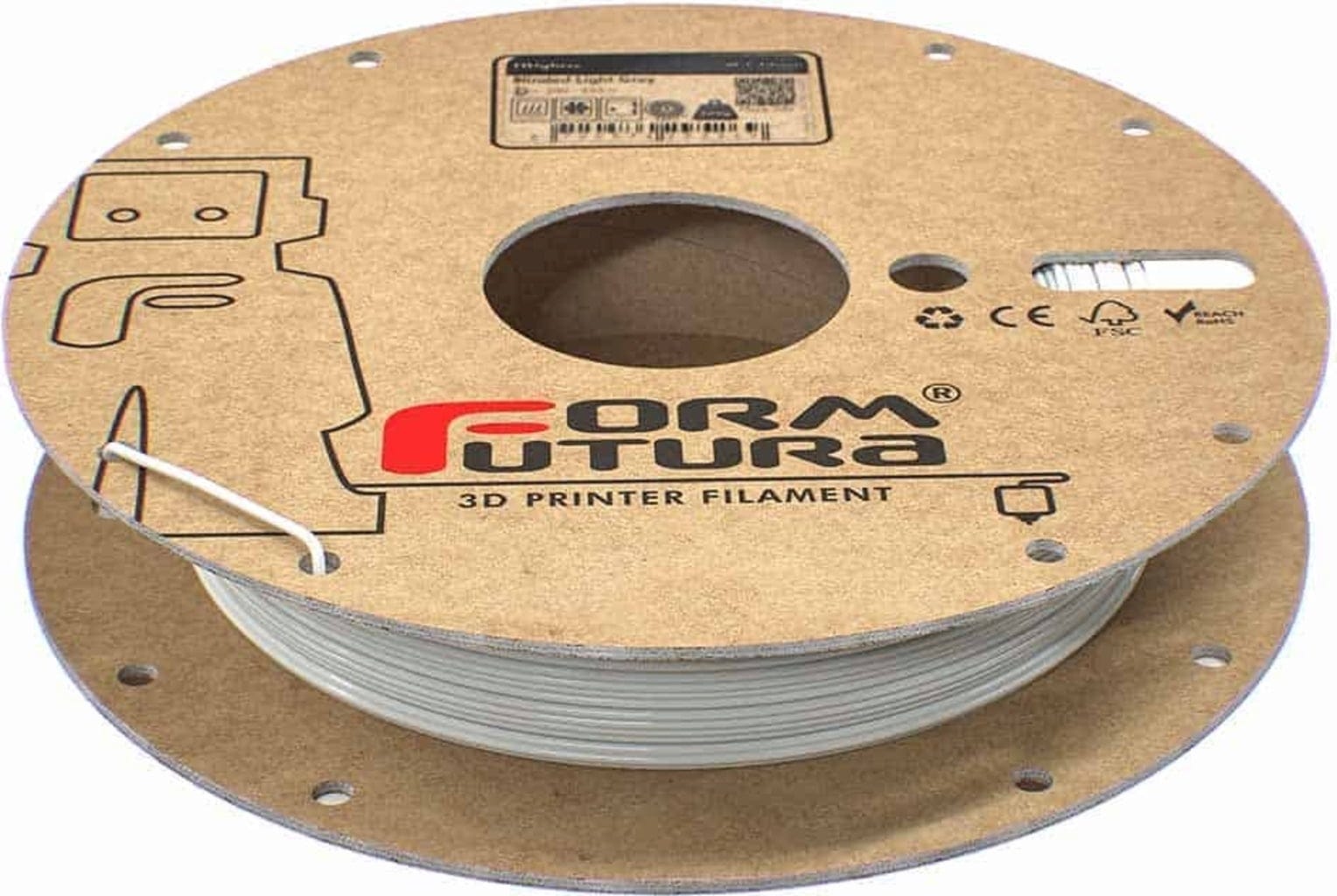 FormFutura – HDglass Lichtgrau – 1.75 mm – 0.75 kg