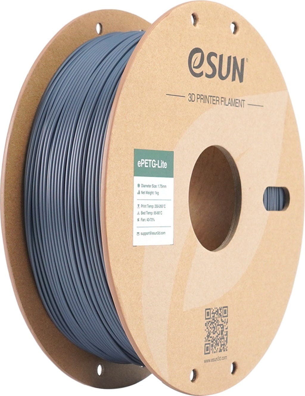 eSUN – ePETG-Lite Solid Grey – 1,75 mm – 1 kg