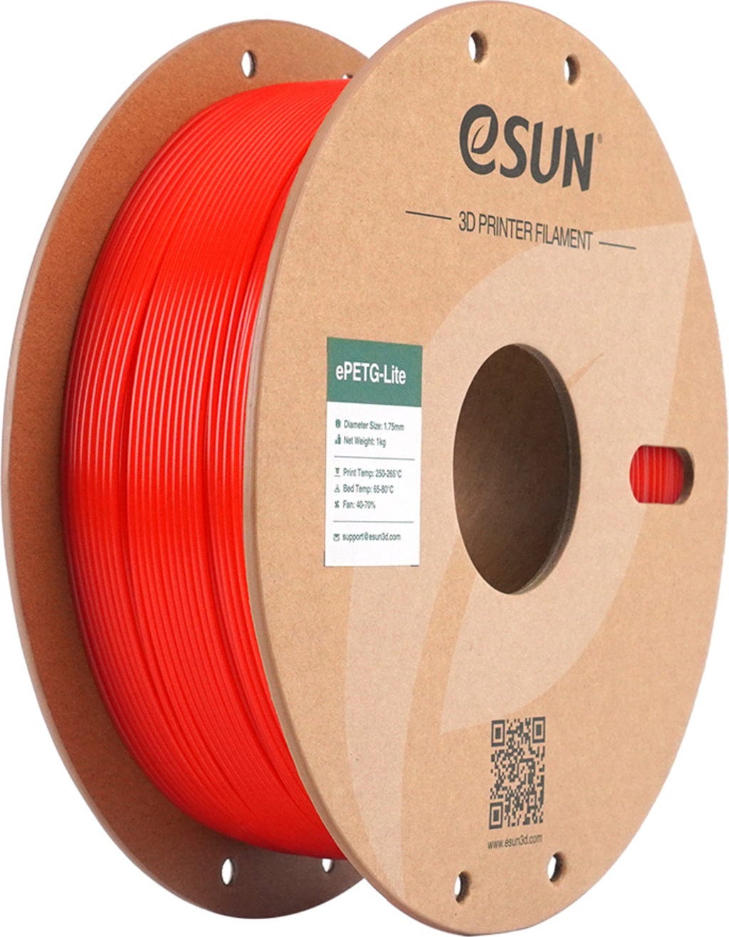 eSUN – ePETG-Lite Rot – 1,75 mm – 1 kg