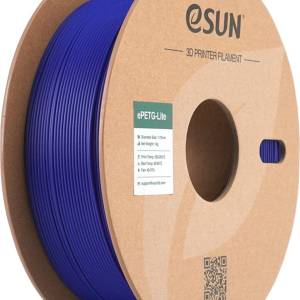 eSUN – ePETG-Lite Solid Blue – 1,75 mm – 1,0 kg eSUN – ePETG-Lite Solid Blue – 1,75 mm – 1,0 kg