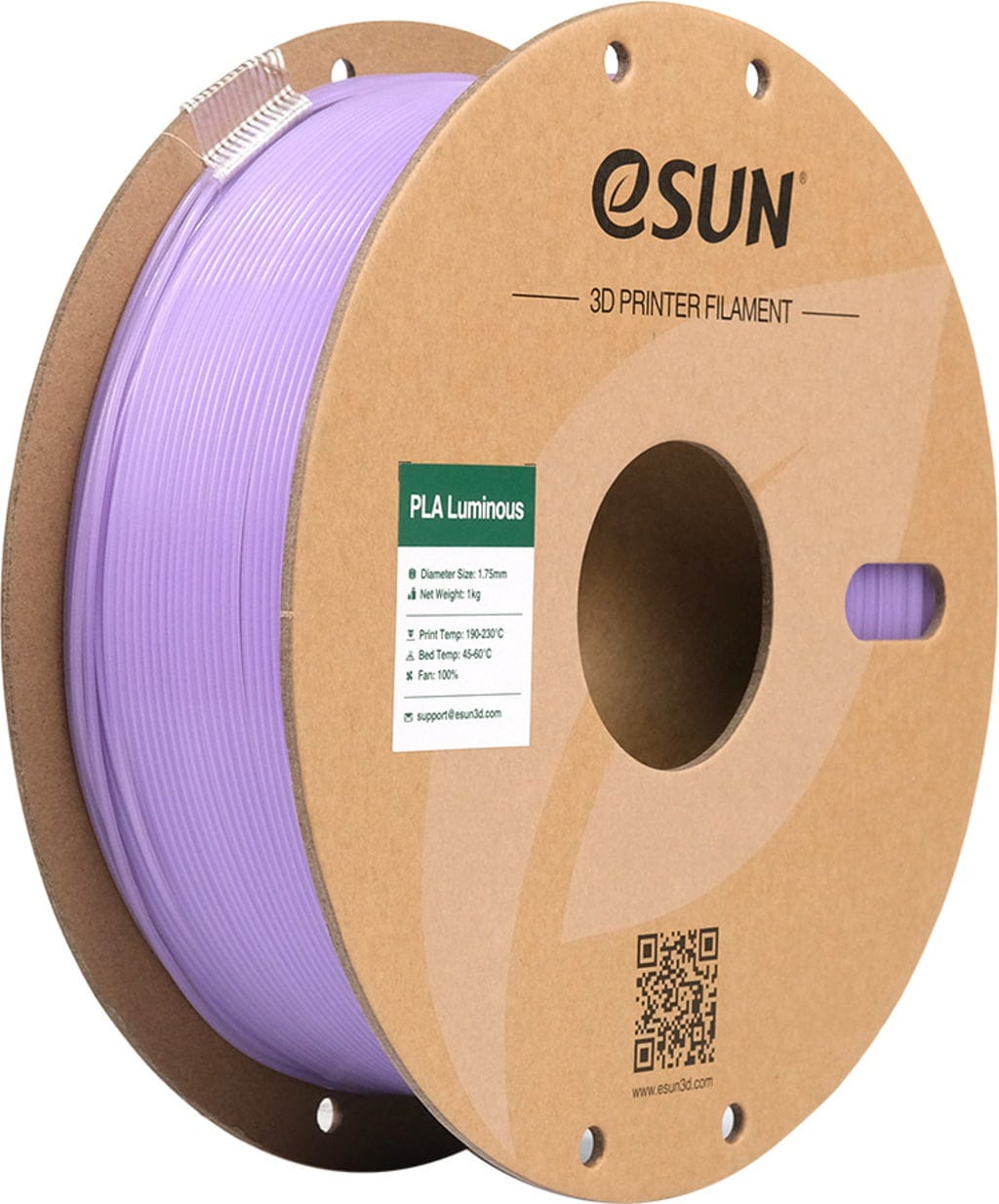 eSUN – PLA Nachtleuchtend Violett – 1.75 mm – 1.0 kg