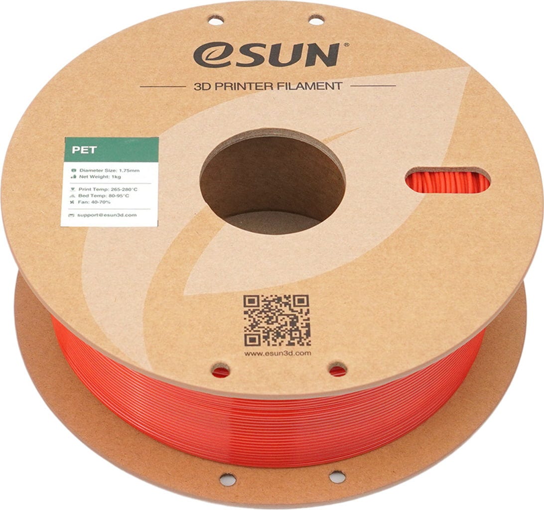 eSUN – PET Solid Red – 1,75 mm – 1 kg