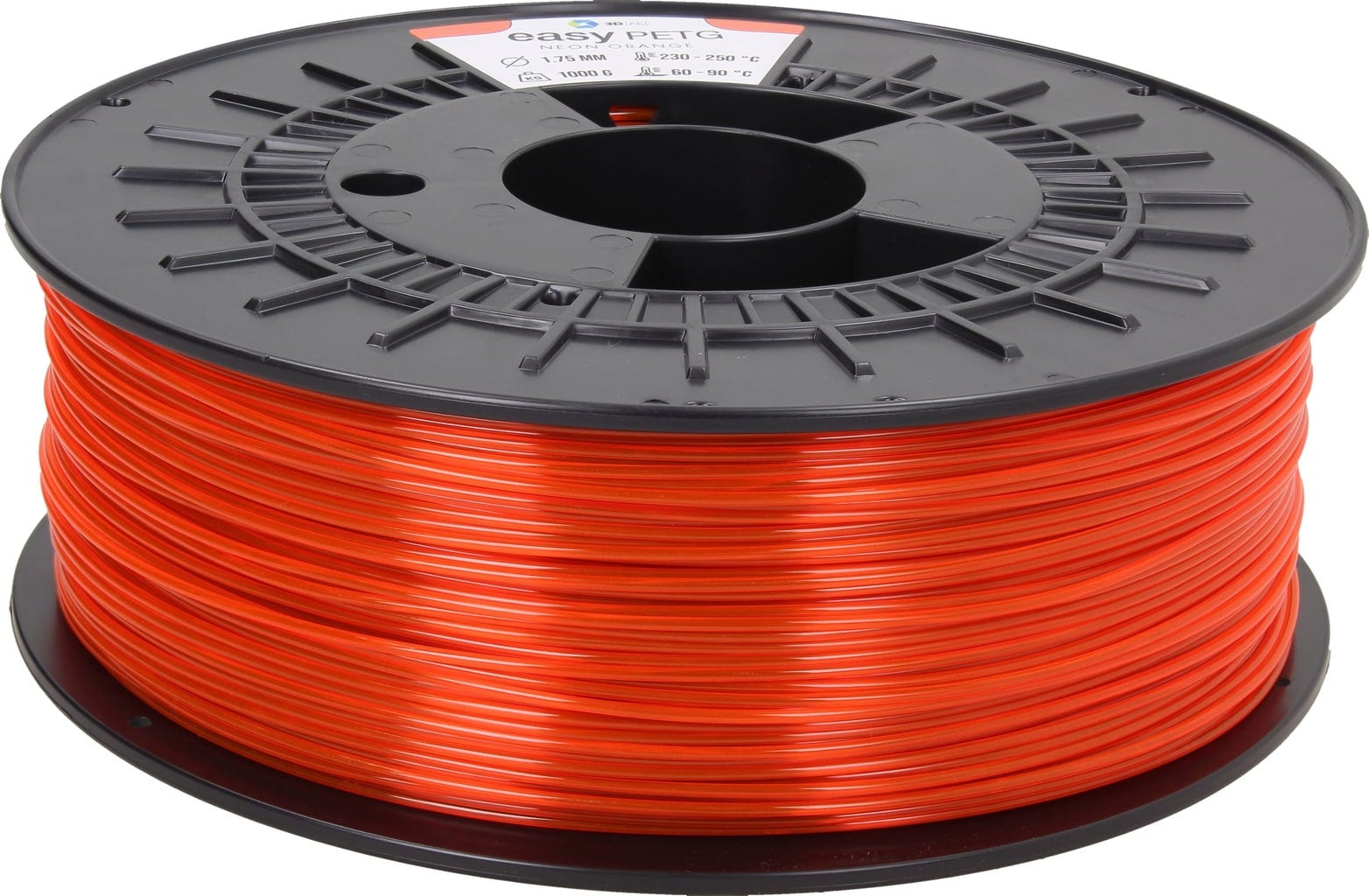 3DJAKE – easyPETG Neon Orange – 1,75 mm – 1 kg