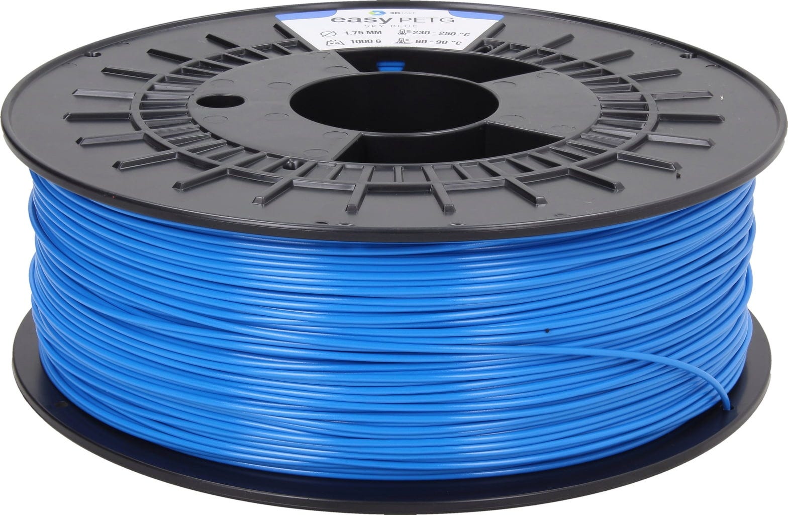 3DJAKE – easyPETG Hellblau – 1,75 mm – 1,0 kg