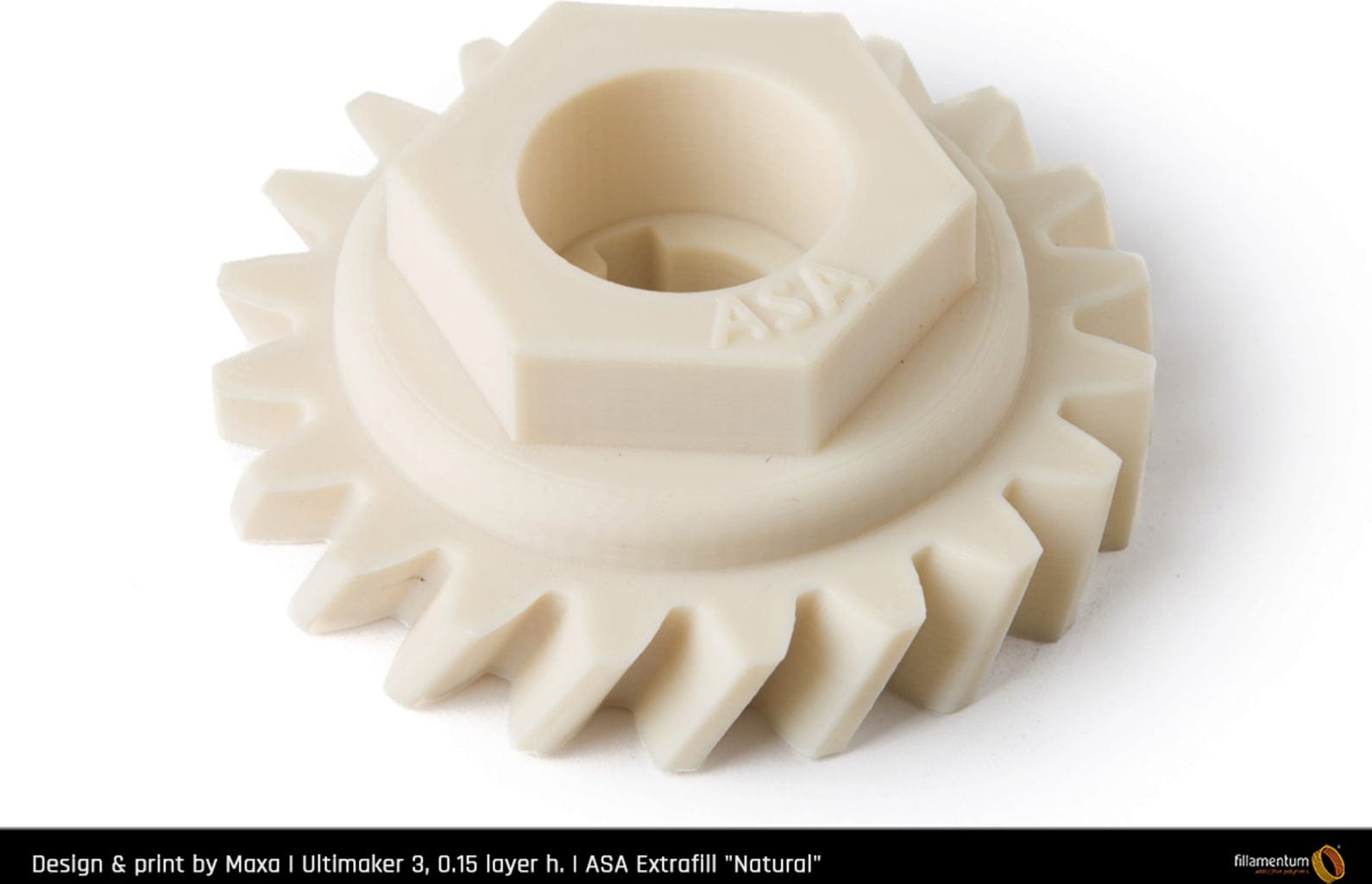 Fillamentum – ASA Extrafill Natural – 1.75 mm – 2.5 kg