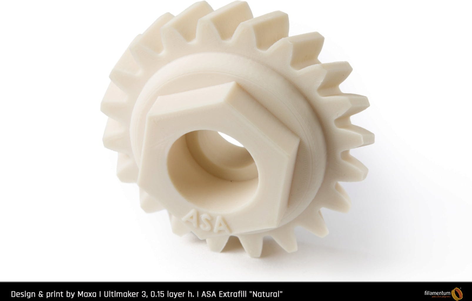 Fillamentum – ASA Extrafill Natural – 1.75 mm – 2.5 kg