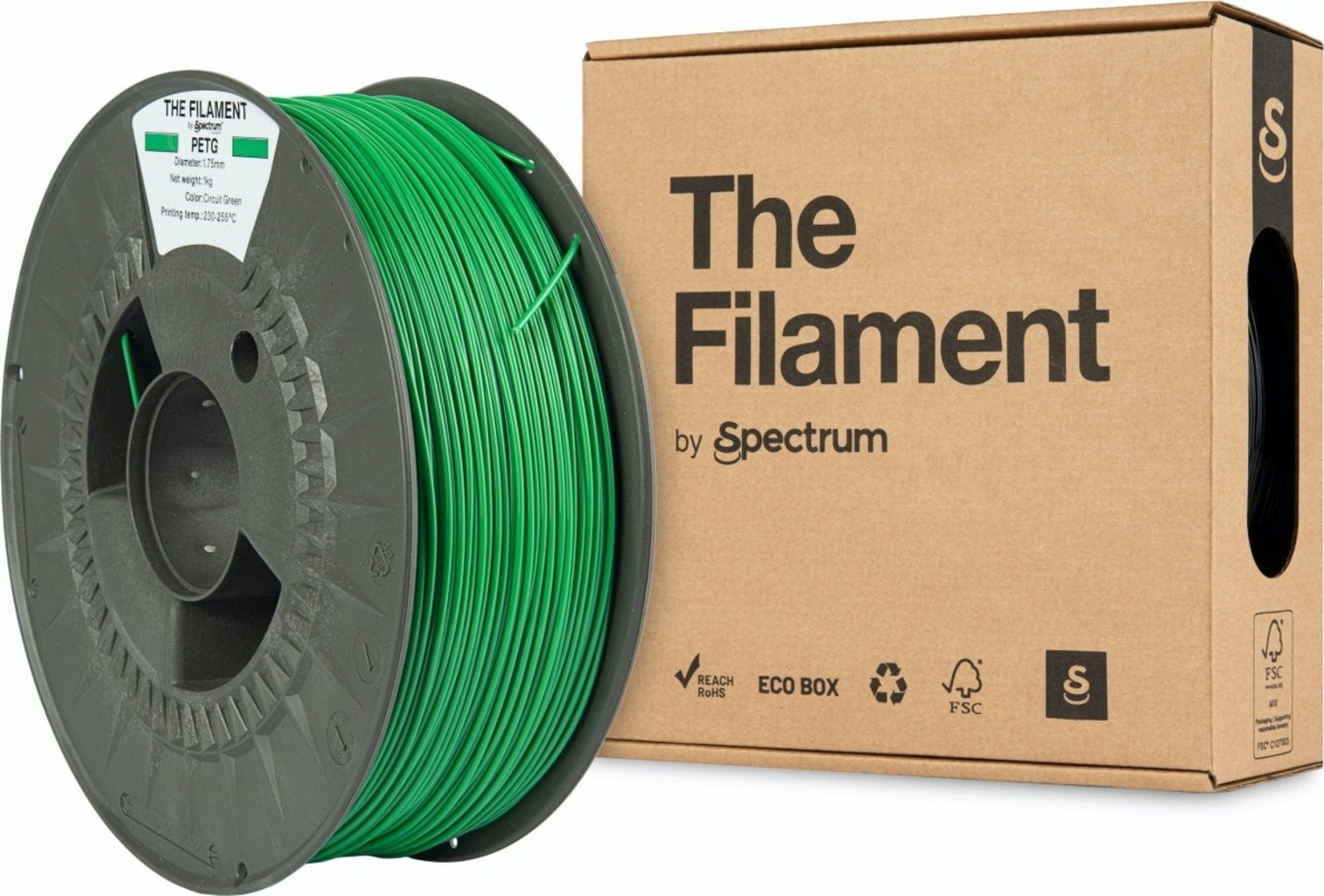 The Filament – PETG Circuit Green – 1,75 mm – 1 kg