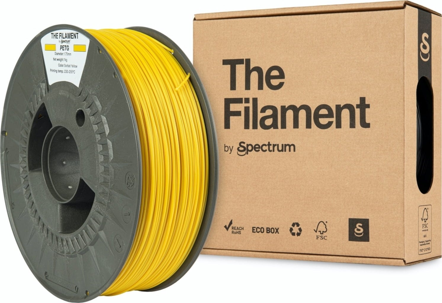 The Filament – PETG Sorbet Yellow – 1,75 mm – 1 kg