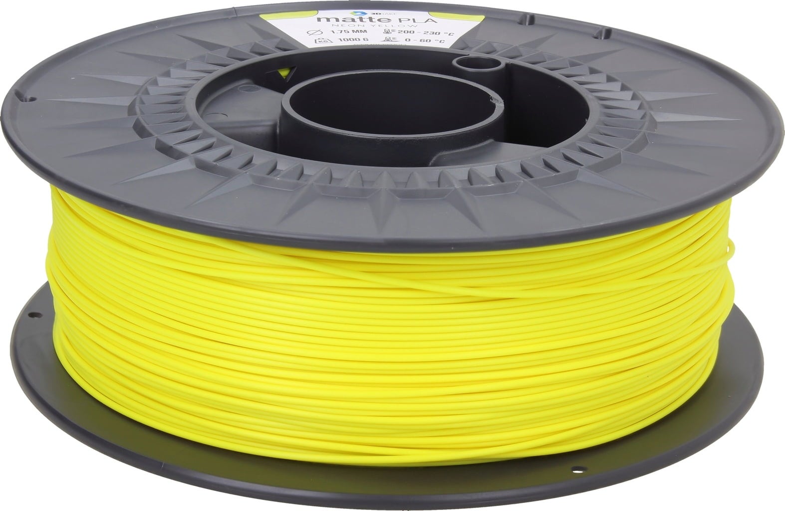 3DJAKE – mattePLA Neon Gelb – 1,75 mm – 1 kg