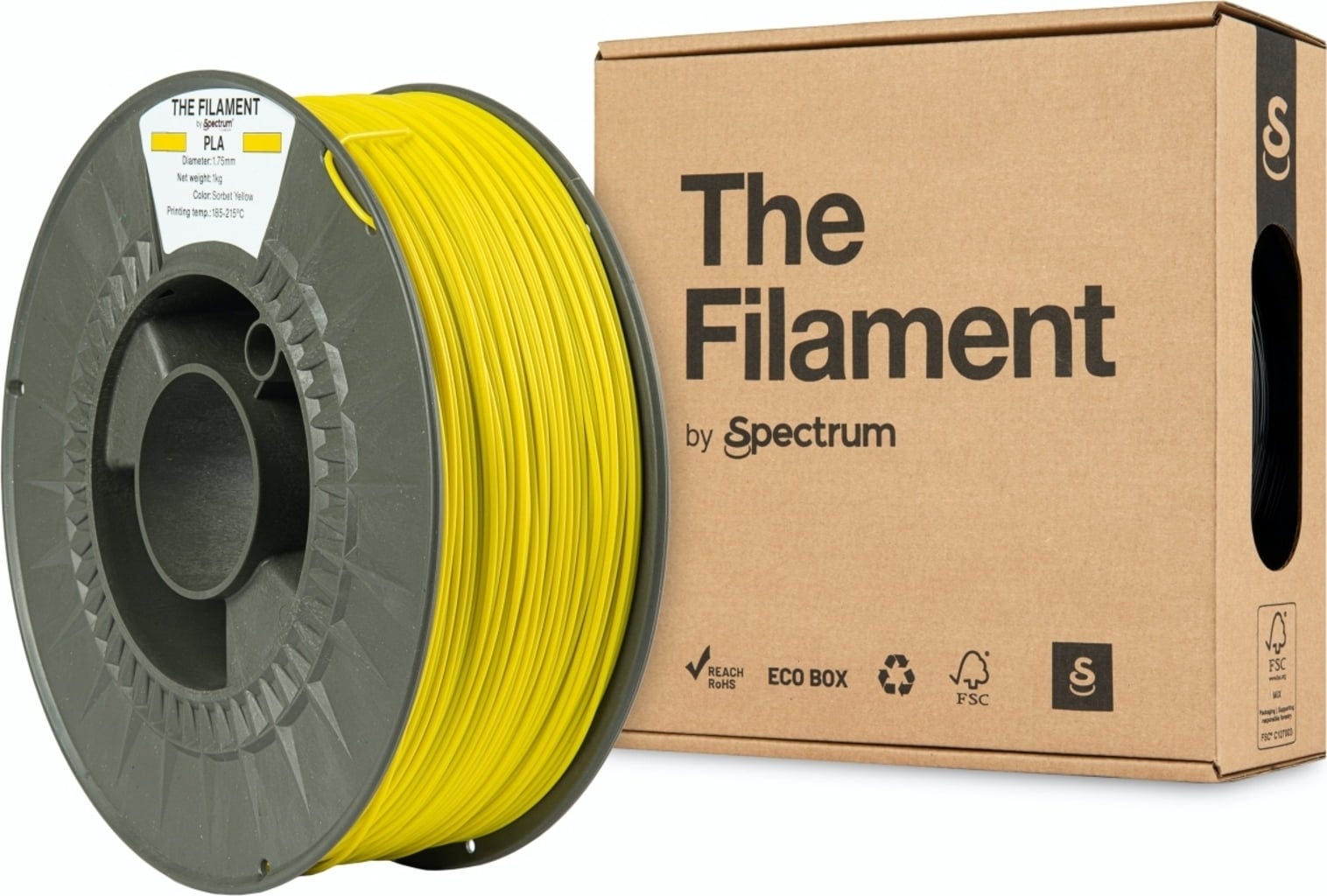 The Filament – PLA Sorbet Yellow – 1,75 mm – 1 kg