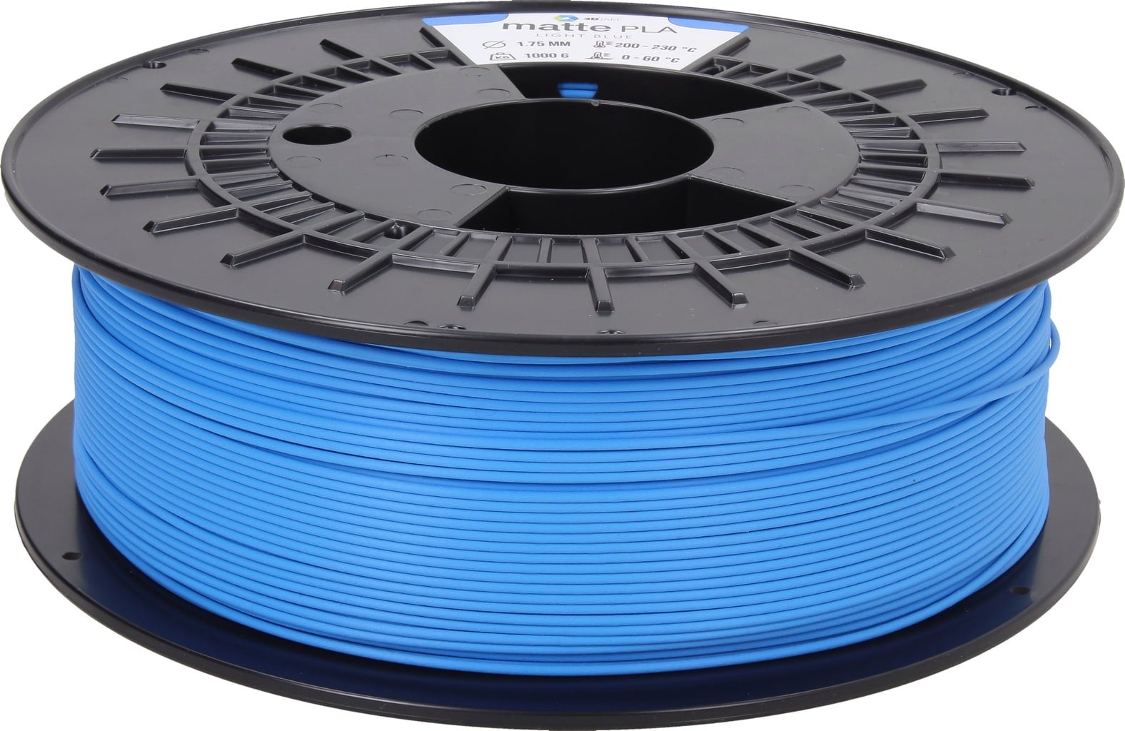 3DJAKE – mattePLA Hellblau – 1,75 mm – 1 kg